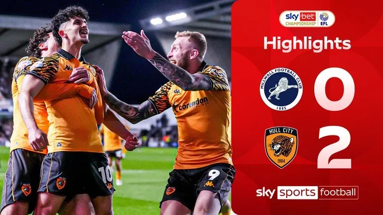 Millwall 0-2 Hull City highlights